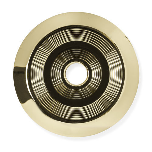 Moderner Türknopf - HENDRIX TW5010 - PullCast - gebürstetes Messing / Messing mit Goldauflage
