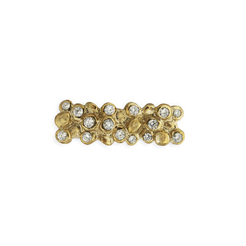 Swarovski®-Kristall-Möbelgriff - FEU LE4016 - PullCast - poliertes Messing / Messing mit Goldauflage / gebürstetes Messing