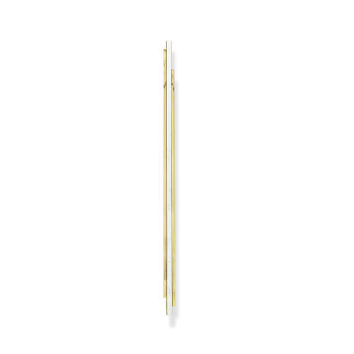 Türstoßgriff - SKYLINE CM3034 - PullCast - gebürstetes Messing / poliertes Messing / Marmor