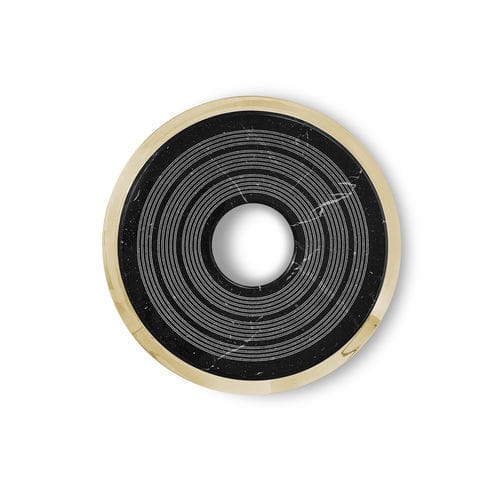 Türstoßgriff - Hendrix TW5024 - PullCast - Messing / Marmor / modern