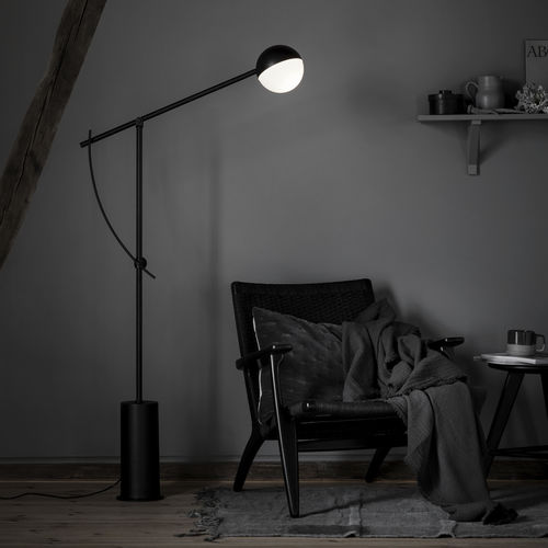 Bodenlampe - BALANCER - Northern - pulverbeschichteter Stahl / modern / mit Kabel