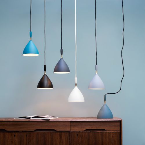 Hängelampe - DOKKA - Northern - aus lackiertem Stahl / modern / mit Kabel