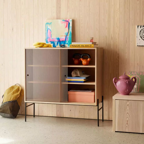Bodenstehendes Ablagemöbel - HIFIVE - Northern - modern / Eiche / MDF