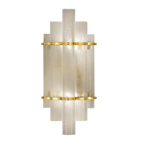 Moderne Wandleuchte - CANDELS  - Alberto Dona - für den Innenraum / Messing / geblasenes Glas
