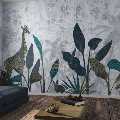 Moderne Tapete - AKELA - WallyArt - Vlies / Glasfaser / Vinyl