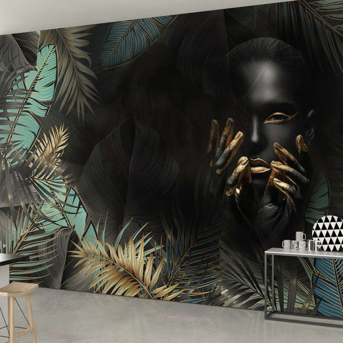 Moderne Tapete - LADY MAUI - WallyArt - Vlies / Glasfaser / Vinyl