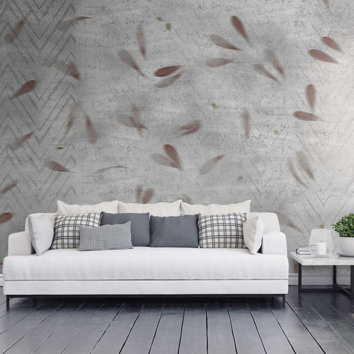 Moderne Tapete - HANA - WallyArt - Vlies / Glasfaser / Vinyl