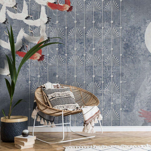 Moderne Tapete - MARABÙ - WallyArt - Vlies / Glasfaser / Vinyl
