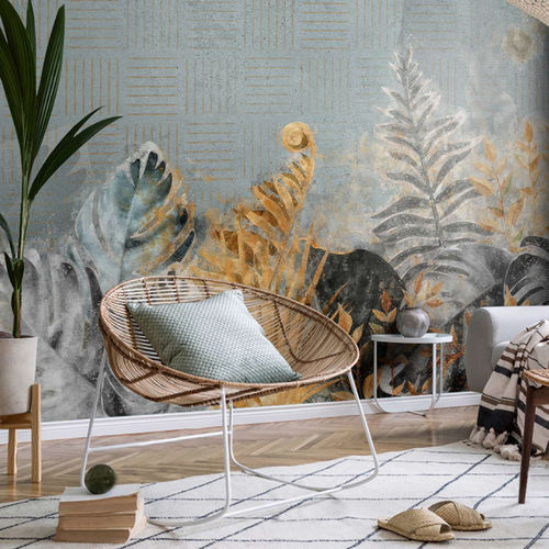 Moderne Tapete - YSABEL - WallyArt - Vlies / Glasfaser / Vinyl
