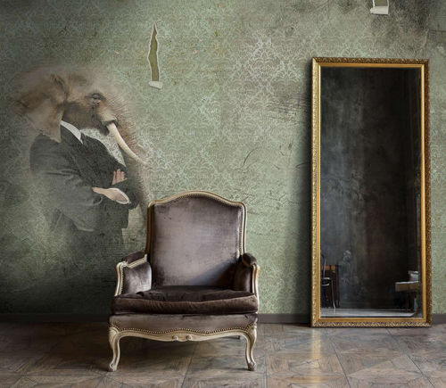 Moderne Tapete - TERENCE - WallyArt - Vlies / Glasfaser / Vinyl
