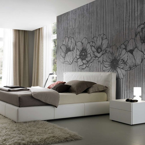 Moderne Tapete - ANEMONE - WallyArt - Vlies / Glasfaser / Vinyl