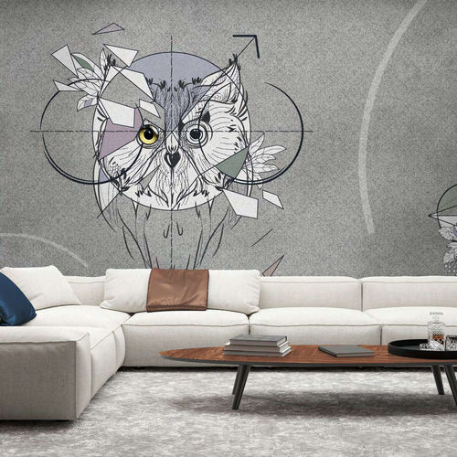 Moderne Tapete - ANIMAT - WallyArt - Vlies / Glasfaser / Vinyl