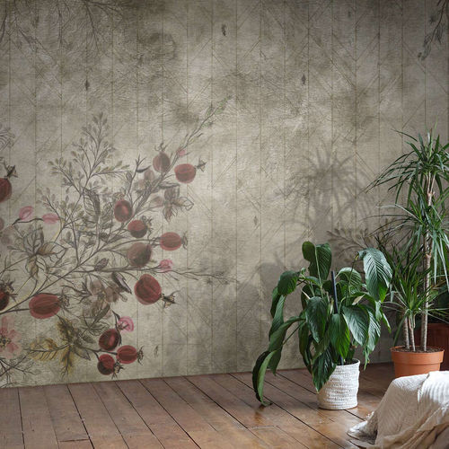 Moderne Tapete - BOMBAY - WallyArt - Vlies / Glasfaser / Vinyl