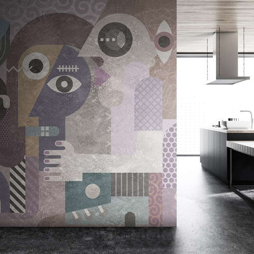 Moderne Tapete - HARMONY - WallyArt - Vlies / Glasfaser / Vinyl