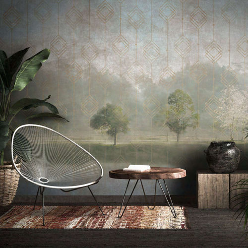 Moderne Tapete - EMILY - WallyArt - Vlies / Glasfaser / Vinyl