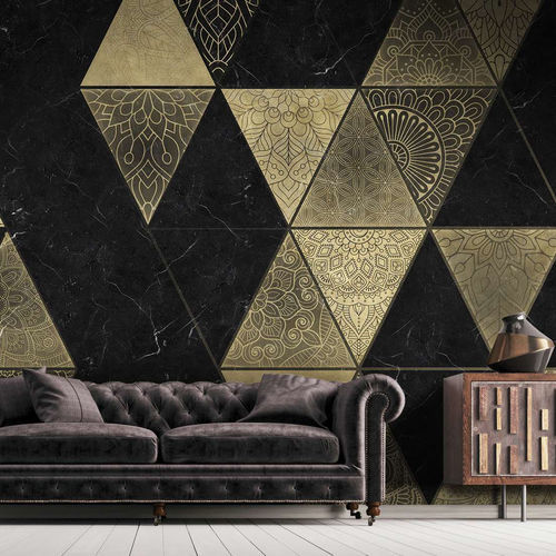 Moderne Tapete - MASSIVE - WallyArt - Vlies / Glasfaser / Vinyl