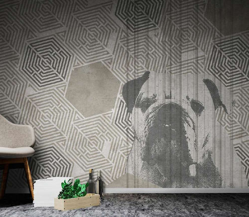 Moderne Tapete - DARLA - WallyArt - Vlies / Glasfaser / Vinyl