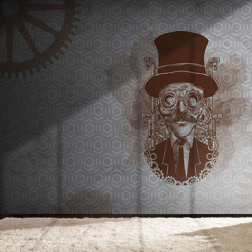 Moderne Tapete - MR. COG - WallyArt - Vlies / Glasfaser / Vinyl