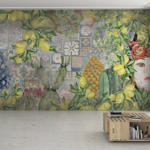 Moderne Tapete - LA KALSA - WallyArt - Vlies / Glasfaser / Vinyl