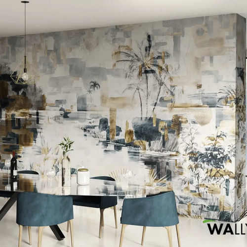 Moderne Tapete - ARUBA - WallyArt - Vlies / Glasfaser / Vinyl