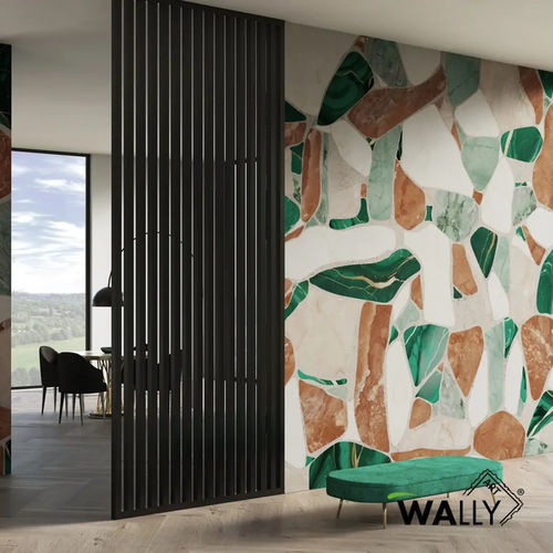 Moderne Tapete - CORALINE - WallyArt - Vlies / Glasfaser / Vinyl