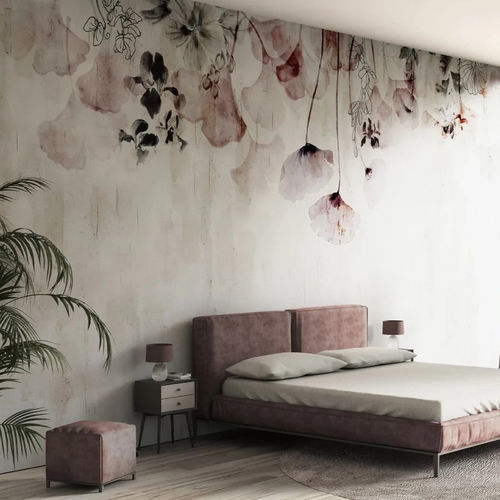 Moderne Tapete - DAISY - WallyArt - Vlies / Glasfaser / Vinyl