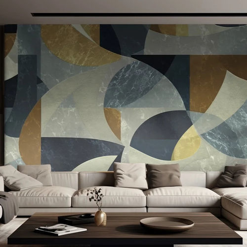 Moderne Tapete - IRIS - WallyArt - Vlies / Glasfaser / Vinyl
