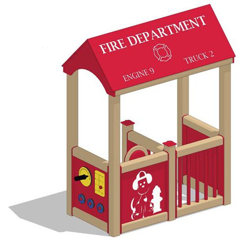 Spielhaus für den Außenbereich - FIRE STATION - Nature of Early Play