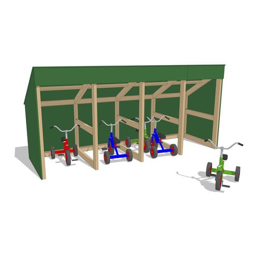 Fahrradunterstand - TRIKE GARAGE - Nature of Early Play