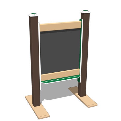 Magnettafel - Nature of Early Play - löschbar / schwarz / bodenstehend
