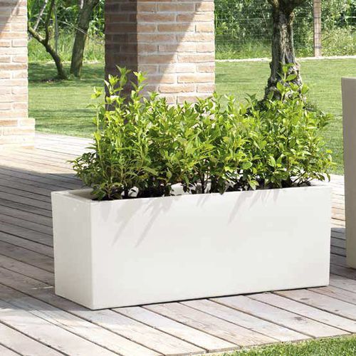 Kunststoff-Pflanzkübel - SCHIO CASSA - TeraPlast - rechteckig / modern / für Außenbereich