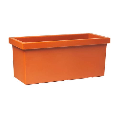 Pflanzkübel / rotationsgesintertes Polyethylen - Sagitta - PASQUINI & BINI - rechteckig / maßgefertigt / modern