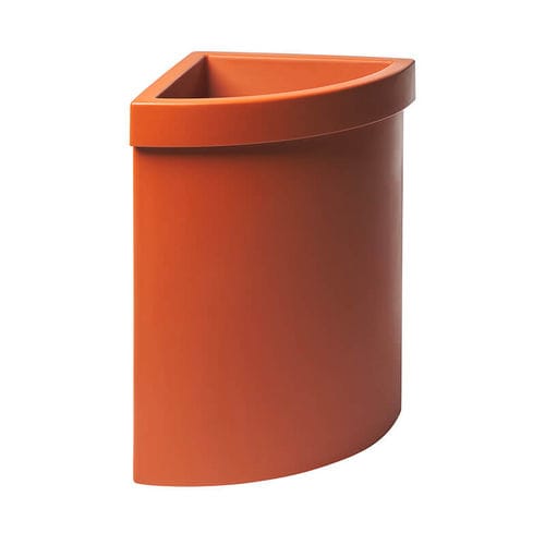 Pflanzgefäß / rotationsgesintertes Polyethylen - Angular Vela - PASQUINI & BINI - gewinkelt / für Privatgebrauch / anthrazitfarben
