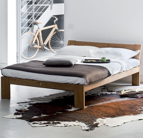 Doppelbett - PLINIO - Plinio il Giovane - modern / Kopfteil / Eiche