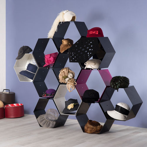 Modulregal - HONEY WAY - Officinanove - modern / Stahl / schwarz