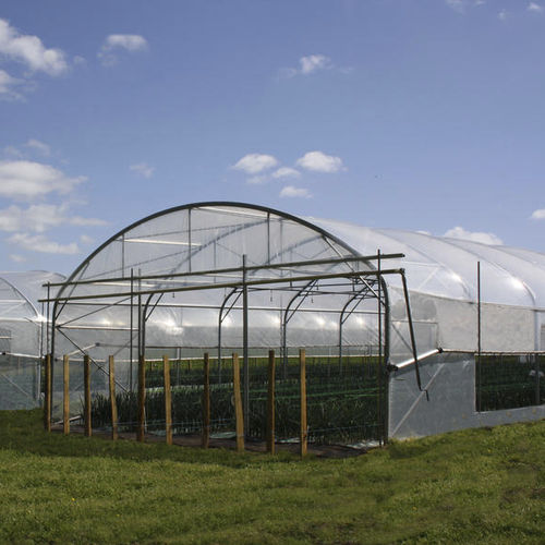 Gewächshaus für Gewerbegebrauch - STRAIGHT-SIDED - Serres Jrc - für Hobbygärten / einkuppelig / Aluminiumstruktur