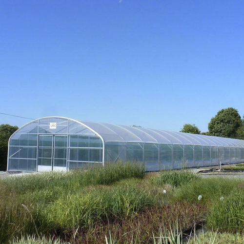 Gewächshaus für Gewerbegebrauch - 9.60M ET 7.80M ADRIATIQUE TUNNEL - Serres Jrc - für Hobbygärten / einkuppelig / Aluminiumstruktur