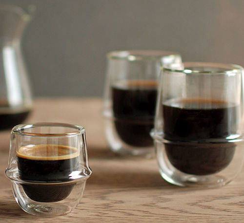 Glas-Kaffeetasse - KRONOS - KINTO - für Privatgebrauch / für Gewerbegebrauch