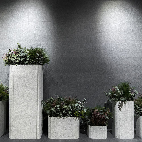 Recyclingkunststoff-Pflanzkübel - OTOgreen Planter - Greenarea - Polyesterfaser / rechteckig / quadratisch