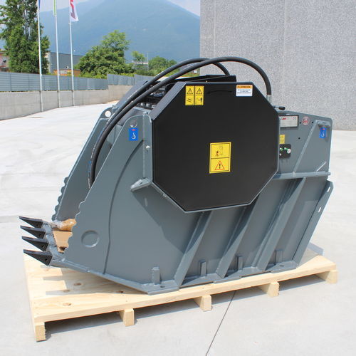 Brecherschaufel - CBF 60  - CM Srl - für Baggerlader / für Hydraulikbagger / für Kompaktlader