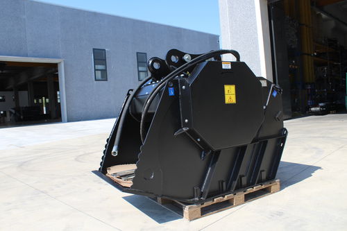 Brecherschaufel - CBF 90  - CM Srl - für Baggerlader / für Hydraulikbagger / für Kompaktlader