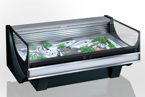Verkaufskühlvitrine - MISSOURI COLD DIAMOND MC 126 FISH  - Hitline - für Fischhandel / für Gefrierkostschränke