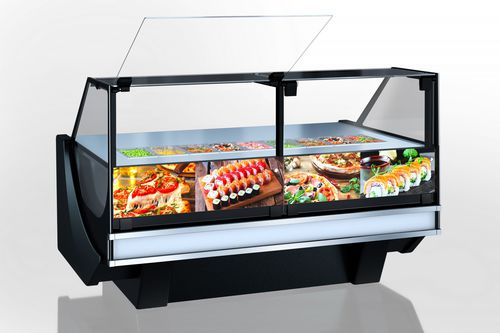 Verkaufskühlvitrine - MISSOURI COLD DIAMOND MC 126 - Hitline - für Einzelhandel / für Restaurants / mit Licht