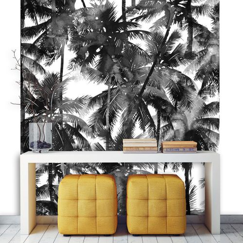 Moderne Tapete - JUNGLE - LÉ PAPIERS DE NINON - Naturmotiv / bedruckt