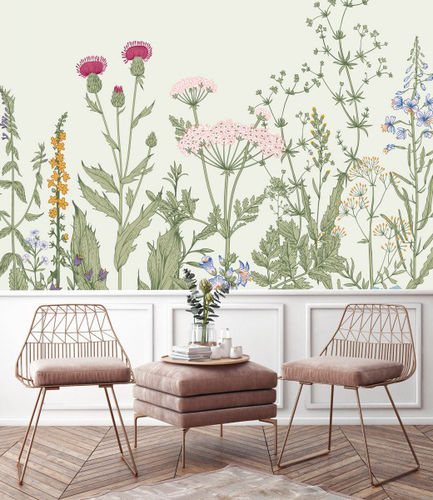Moderne Tapete - BOTANIC GARDEN - LÉ PAPIERS DE NINON - Naturmotiv / bedruckt