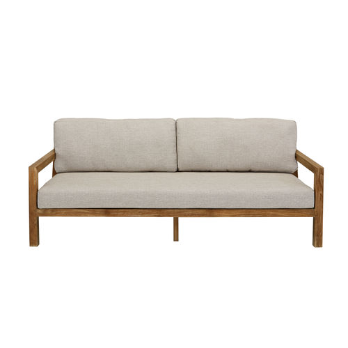 Modernes Sofa - OLIVE - applebee - für Garten / Teakholz / Zweisitzer