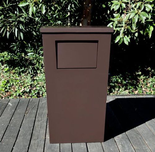 Park-Abfallbehälter - PLANTERS UNLIMITED - Glasfaser / für Außenbereich / modern