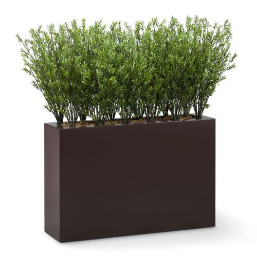 Glasfaser-Pflanzkübel - ROSEMARY - PLANTERS UNLIMITED - rechteckig / modern / für öffentliche Bereiche