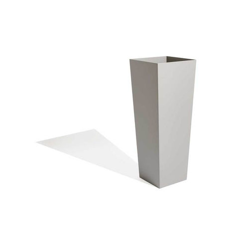 Edelstahl-Pflanzkübel - TAPER - PLANTERWORX - Aluminium / Cortenstahl / vertikal