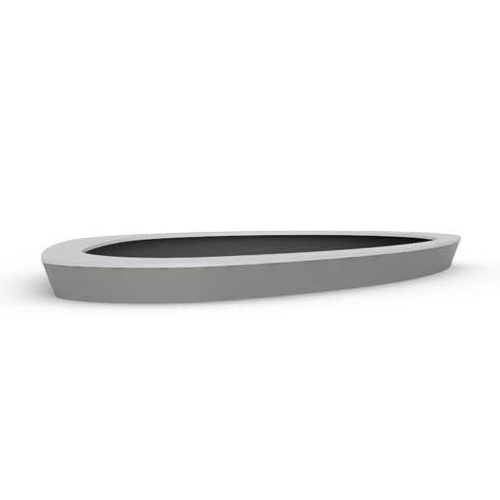 Edelstahl-Pflanzkübel - PLANTERWORX - Aluminium / COR-TEN®-Stahl / oval